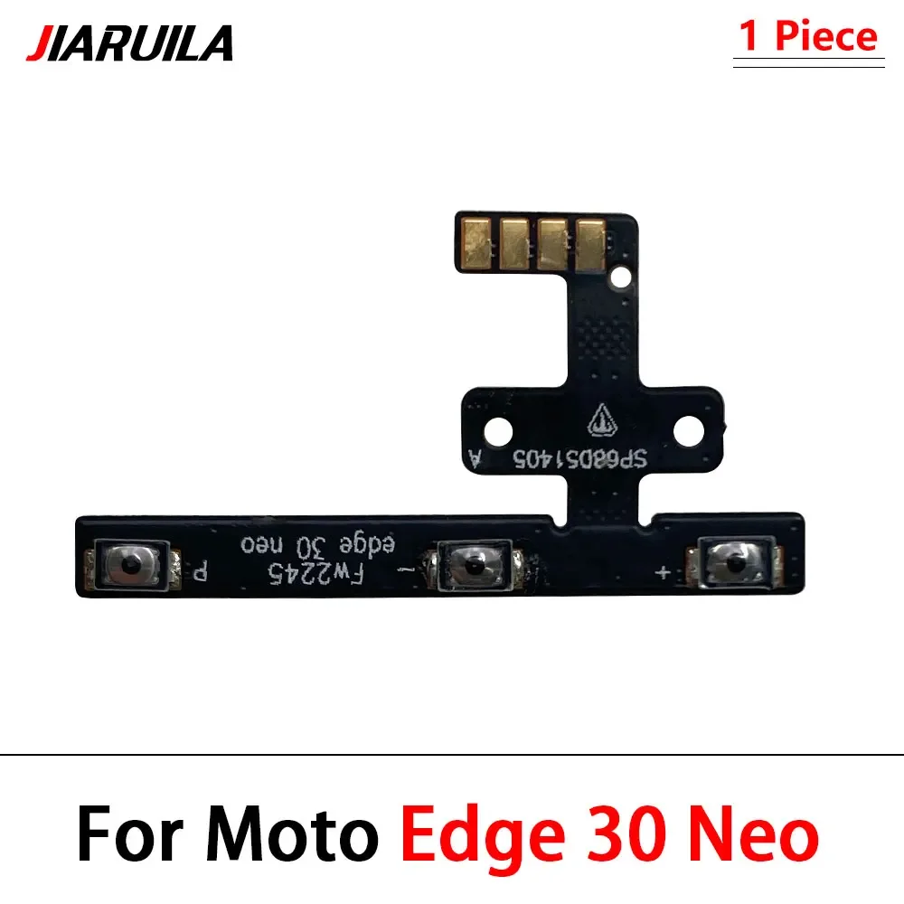 For Moto Edge 20 Lite Pro Edge 30 Fusion Neo Ultra Edge 40 Plus Power ON OFF Mute Switch Control Key Volume Button Flex Cable