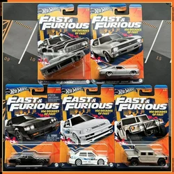 Hot Wheels HNR88 Diecast Race Car Fast & Furious HW Decades of Fast Jetta Mk3 Buick Hummer Set Vehicle Toys Boys Collection Gift