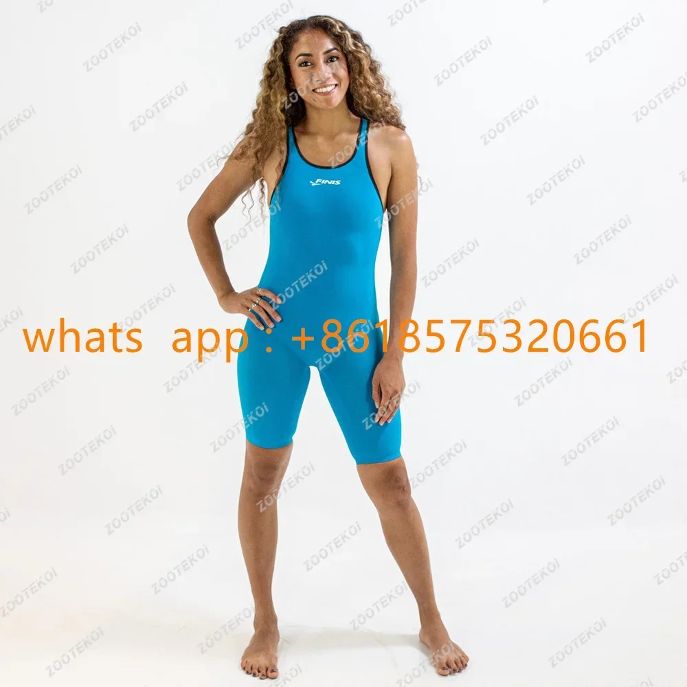 High Quality Girls Swimwear Professional Training Competition Quick Dry One Piece Swimsuit Swimming Pool Training Bathing Suit