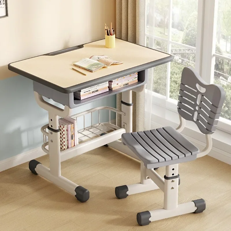 High school plastic study desks, school desks and chairs, classroom training classes, primary school desks, children's home home