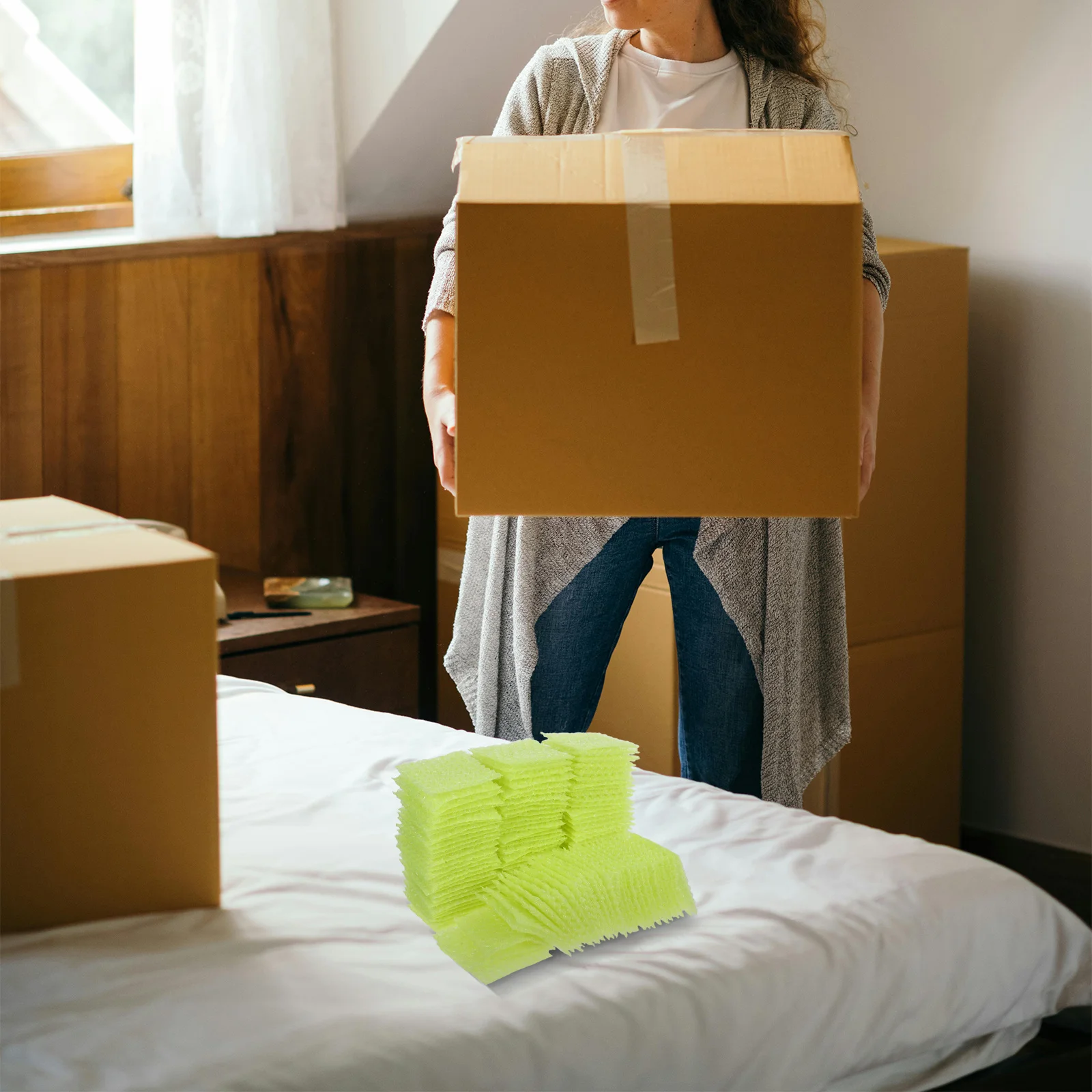 100 قطعة على شكل قلب فقاعة مبطن حقيبة تعزيز امتصاص الصدمات للعناصر الهشة تتحرك المغلفات البريدية حماية الشحن