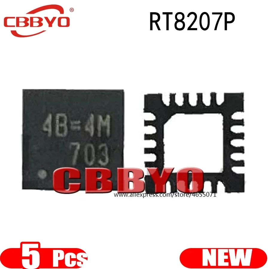 (5piece) 100% New RT8207P RT8207PG RT8207PGQ RT8207PGQW 4B=1D 4B=.. QFN-20 Chipset