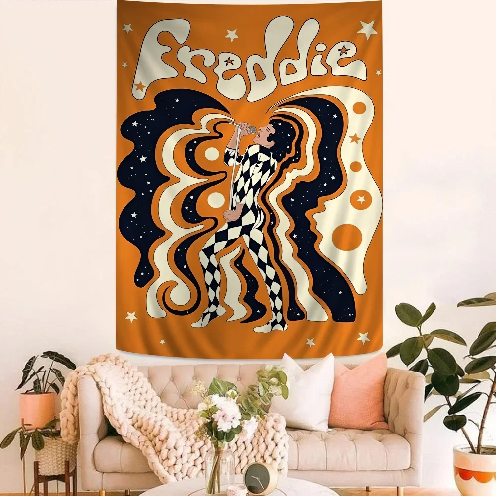 

Retro Bohemian Psychedelic 70s DIY Wall Tapestry Art Science Fiction Room Home Decor Wall Art Decor anime tapestry 180X320CM