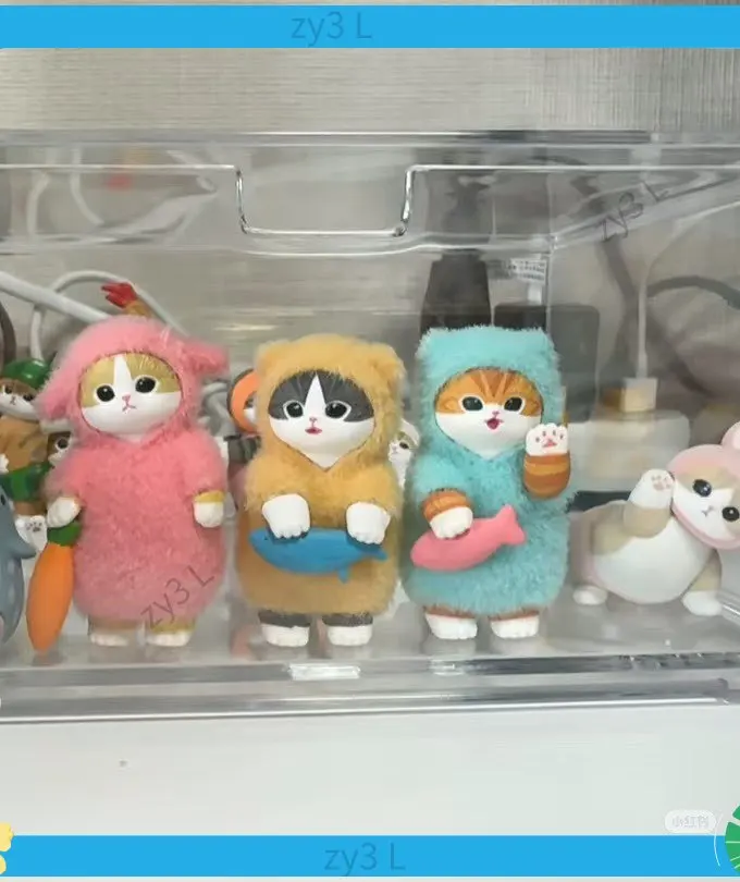 

Лидер продаж, настоящее витое яйцо, милый орнамент Mofusand, украшение для рабочего стола, серия игрушек, коллекция праздничных подарков, рождественские подарки