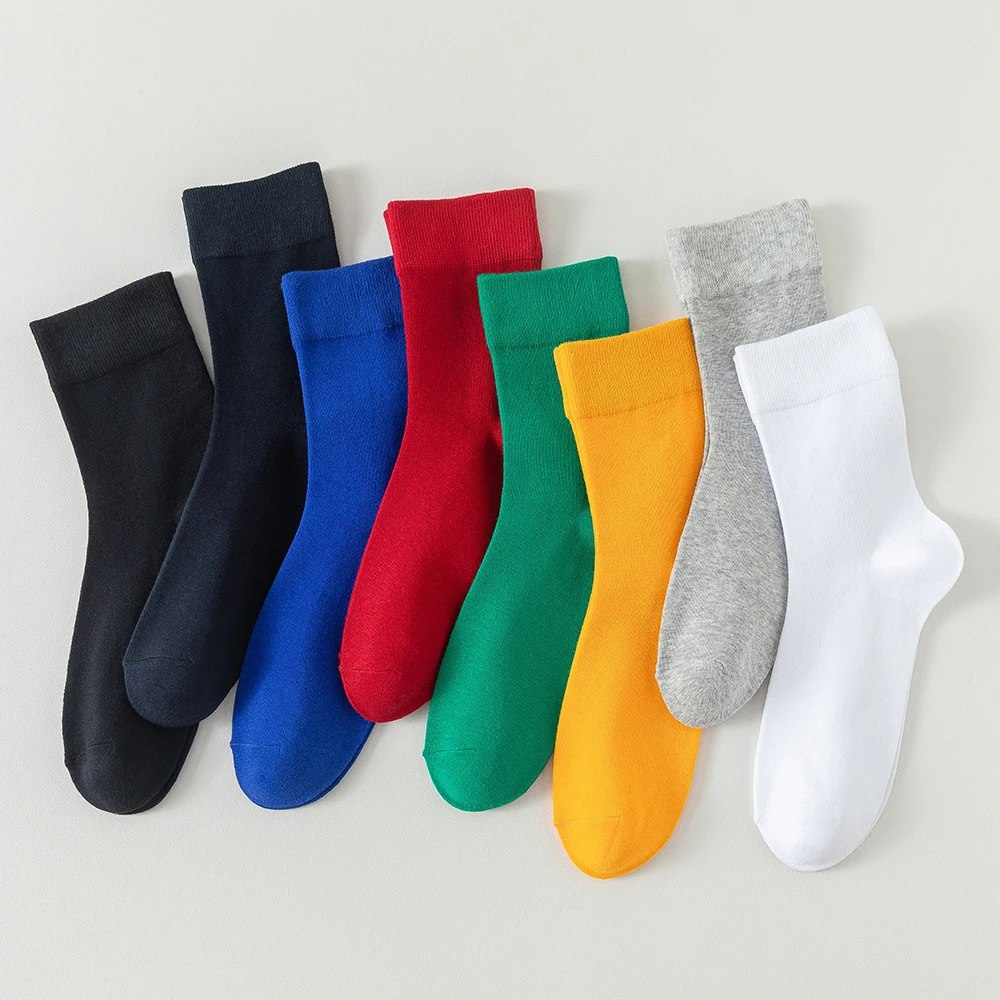 10 Pairs Comfortable and Supportive Diabetic Socks for Men Women Moisture wicking Cotton Fabric Non-binding Top business socks