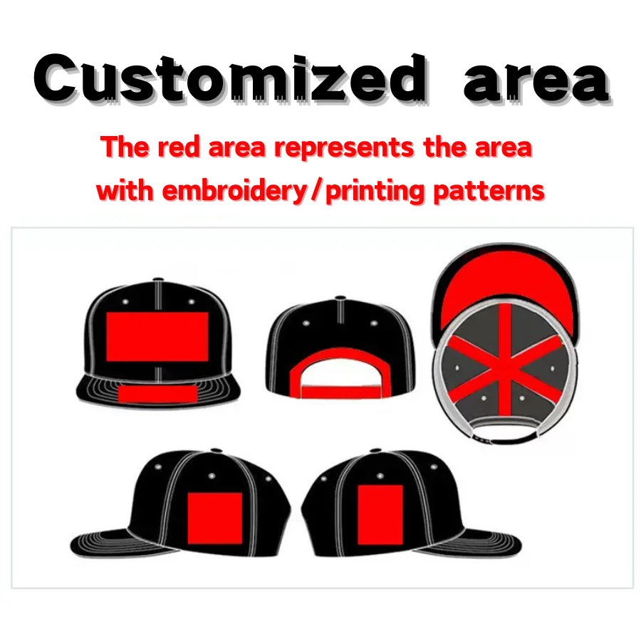 قبعات بيسبول مخصصة قابلة للتخصيص بألوان مختلفة، مناسبة لعرض الشعارات أو إضافة عناصر تحت عنوان. #3