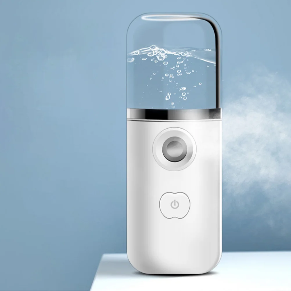 

Humidifier Beauty Sprayer Nano Facial Mister Portable Face Steamer USB Electronic White Moisturizing Atomizer