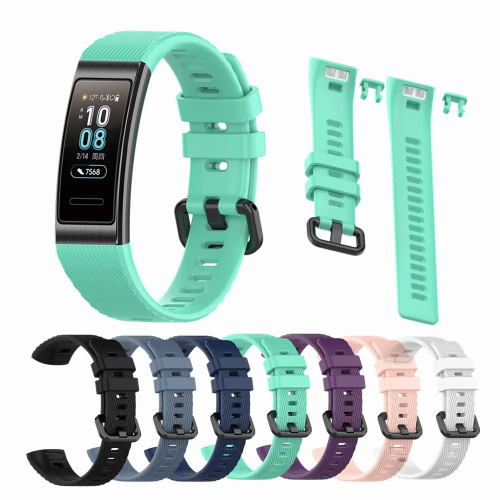 Smart Bracelet Wrist Strap For Huawei Band 4 Pro Straps Silicone Watch Band For Huawei Honor Band 3 Pro Replacement Wristband