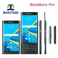 BlackBerry Priv Unlocked Original Mobile Cell Phone 5.4' AMOLED Cellphone 3GB RAM 32GB ROM 18MP Camera Slider Smartphone Android