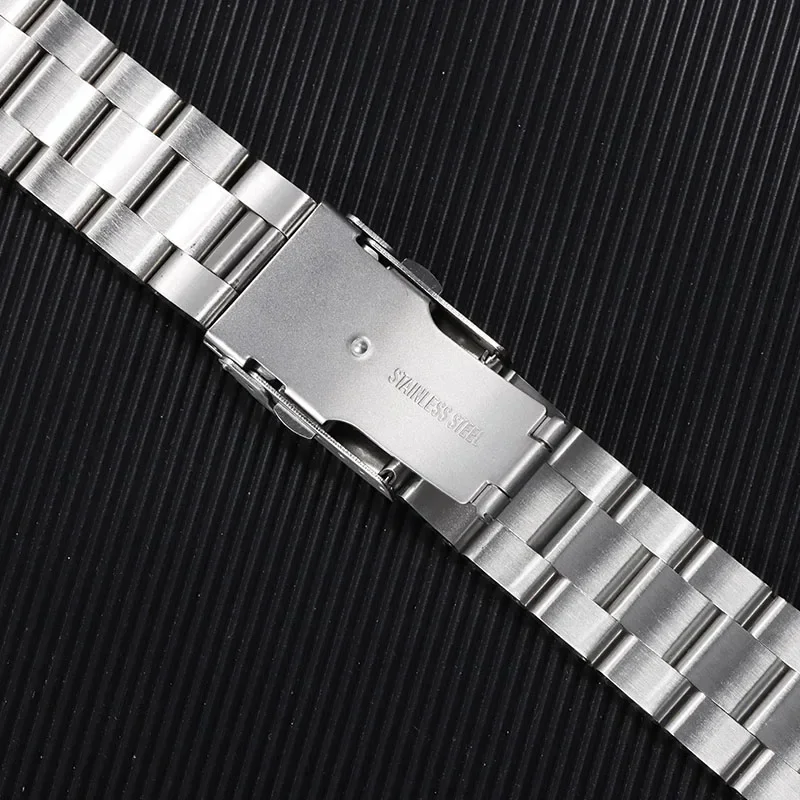 18mm 20mm 22mm 24mm 26mm Stainless Steel Watch Band for Seiko SKX007 SKX009 Replacement Quick Release Wrist Band Metal Bracelet