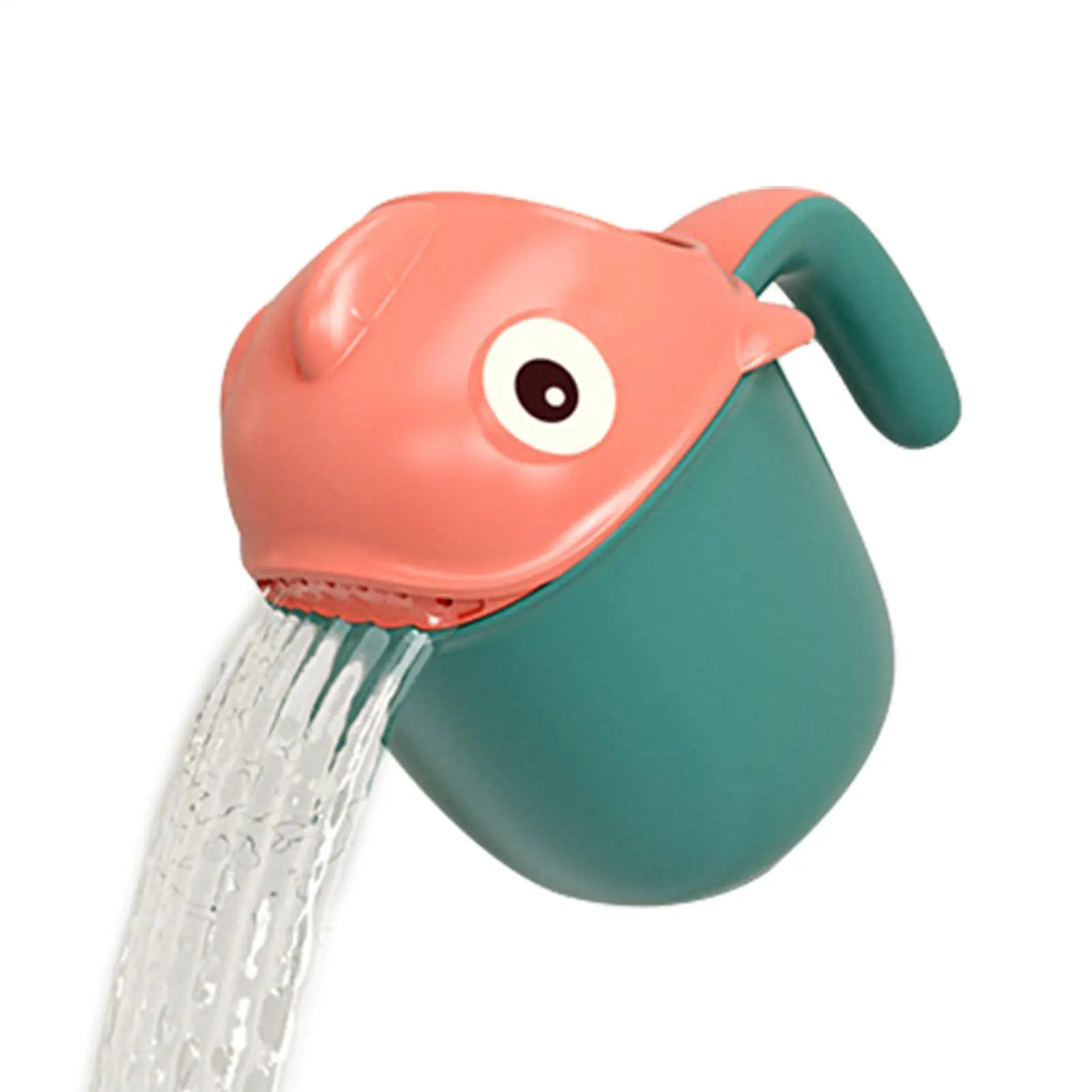 Clownfish Baby Shampoo Rinse Cup Cute Design to Make Hair Washing Fun Gentle Pour Spout to Protect Eyes During Bath Time