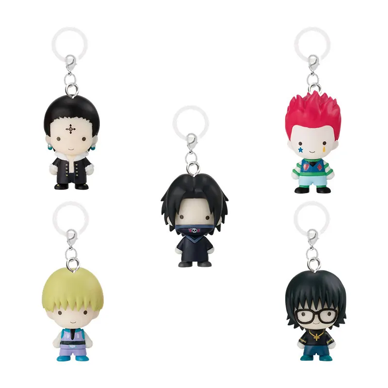 Bandai Hunter X Hunter Phantom Troupe Keychain Chrollo Hisoka Shizuku Gashapon Figure Pendant Anime Collectible Decor Gift Toys view 6
