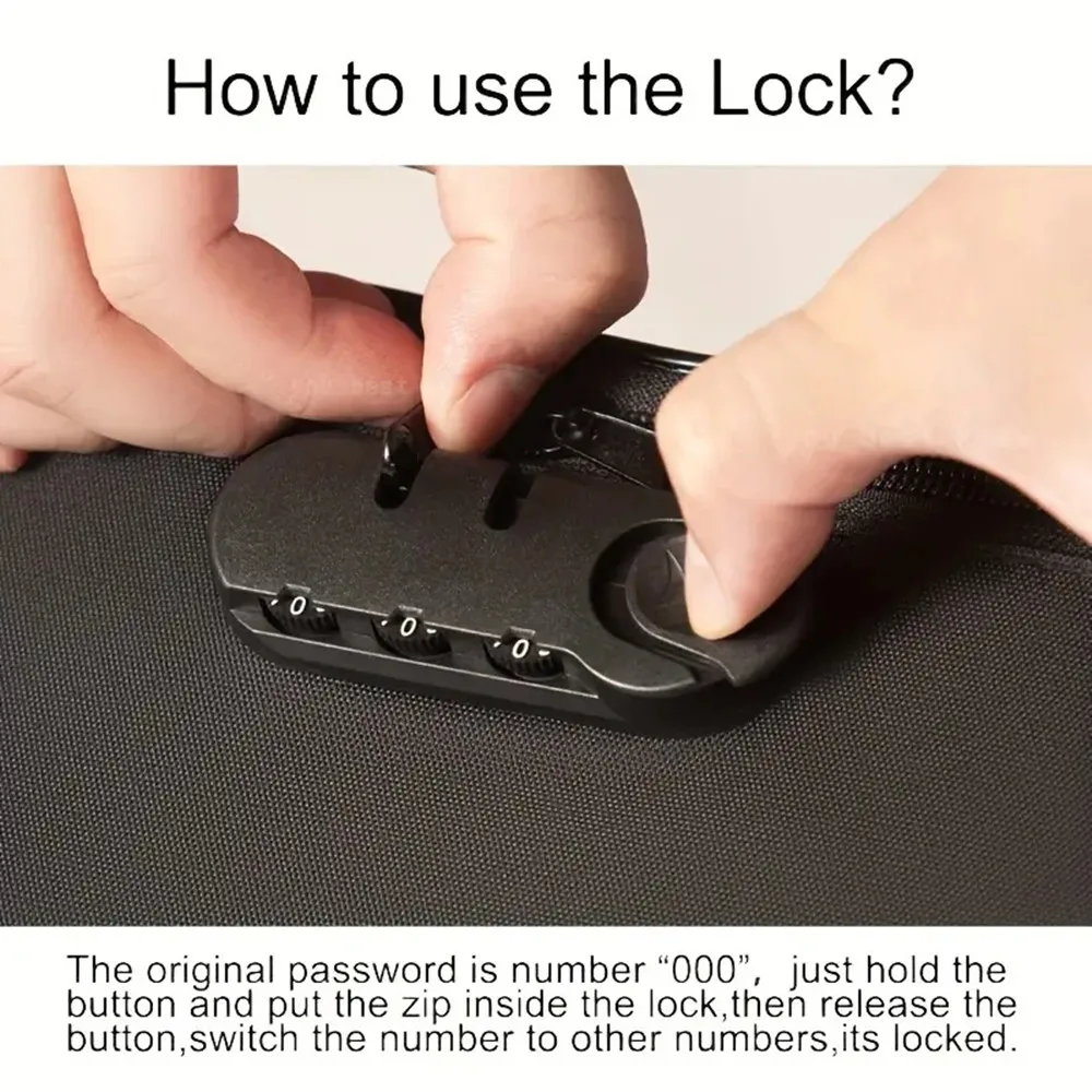 방수 지퍼가 달린 검정색 잠금식 파일 가방, 3층 파일 보관 상자, 안전하고 휴대 가능한 여행 및 가정용 정리 가방