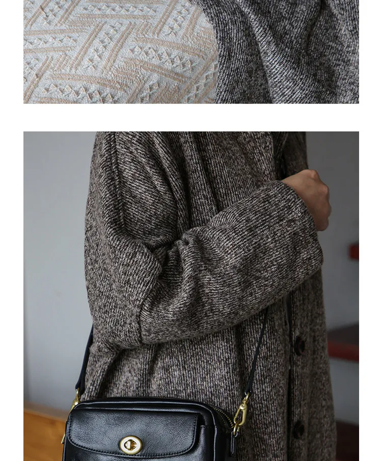 Modische Joker Vintage-Umhängetasche aus Rindsleder für Damen, Outdoor, Alltag, Reisen, Luxus, echtes Leder, kleine Crossbody-Tasche – Detail 13