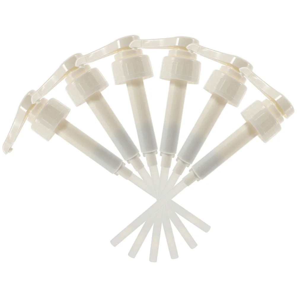 

6pcs Syrup Pressure Nozzle Mini Extruder Coffee Syrup Dispenser Pump Dispenser for Coffee Soap Travel Professional