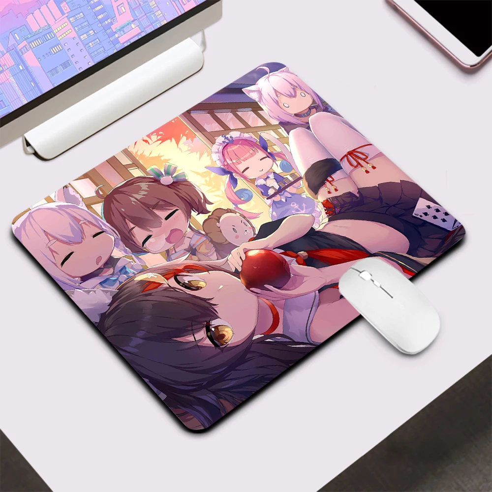 Ookami Mio Hololive Small Gaming Mouse Pad Computer Office Mousepad Keyboard Pad Desk Mat PC Gamer Mouse Mat XXL Laptop Mausepad