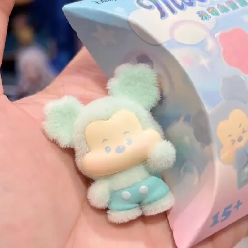 

Genuine Mickey Mood Color Series Mini Particles Blind Box Kawaii Office Decor Trendy Surprise Gift for Birthday Collectible Toys