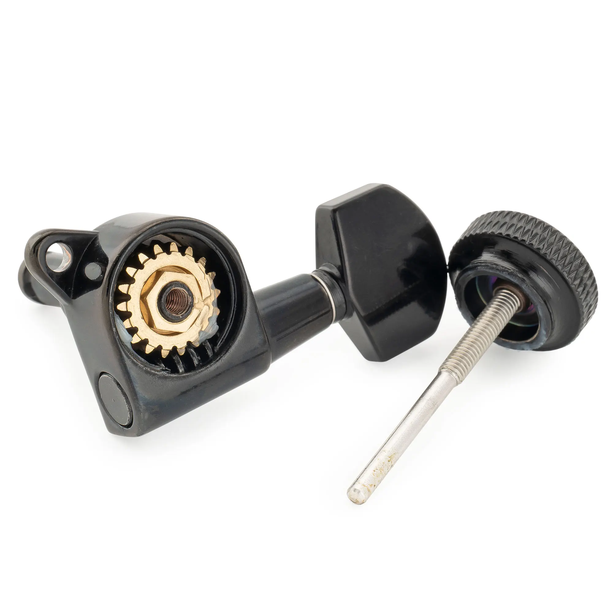 Musiclily Pro R18K 6L/3R3L/6R 18:1 Übersetzungsverhältnis Vollständig Versiegelte Mechaniken Stimmwirbel für ST Tele Akustikgitarre – Detail 12