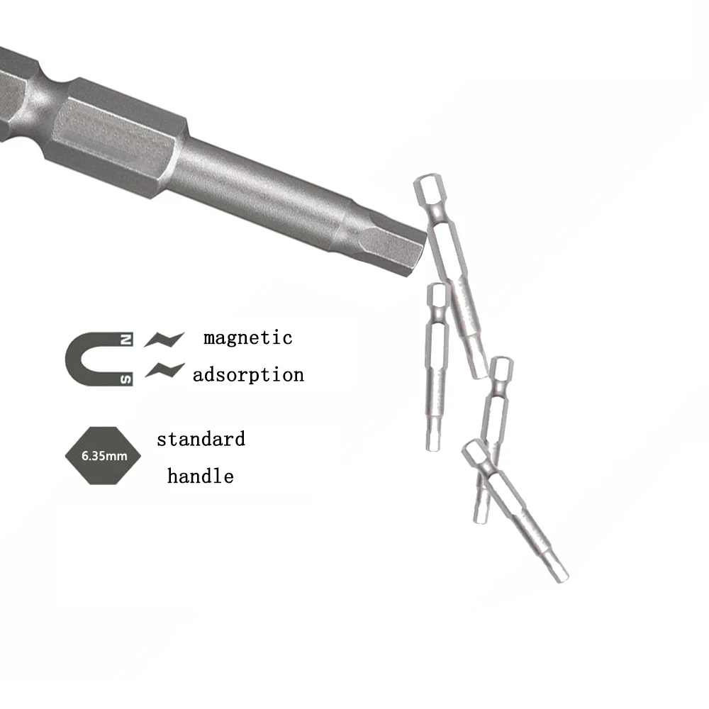 Imagem -04 - Hex Cabeça Allen Wrench Drill Bit Grupo Hex Shank s2 Aço Chave de Fenda Magnética Bit Longo 236 20 Pcs 4