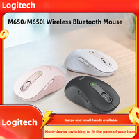Original Logitech M650 Bluetooth Wireless Mouse Silent Clicks for PC/Mac/Multi-Device/Chromebook Office Laptop Sensor Technology