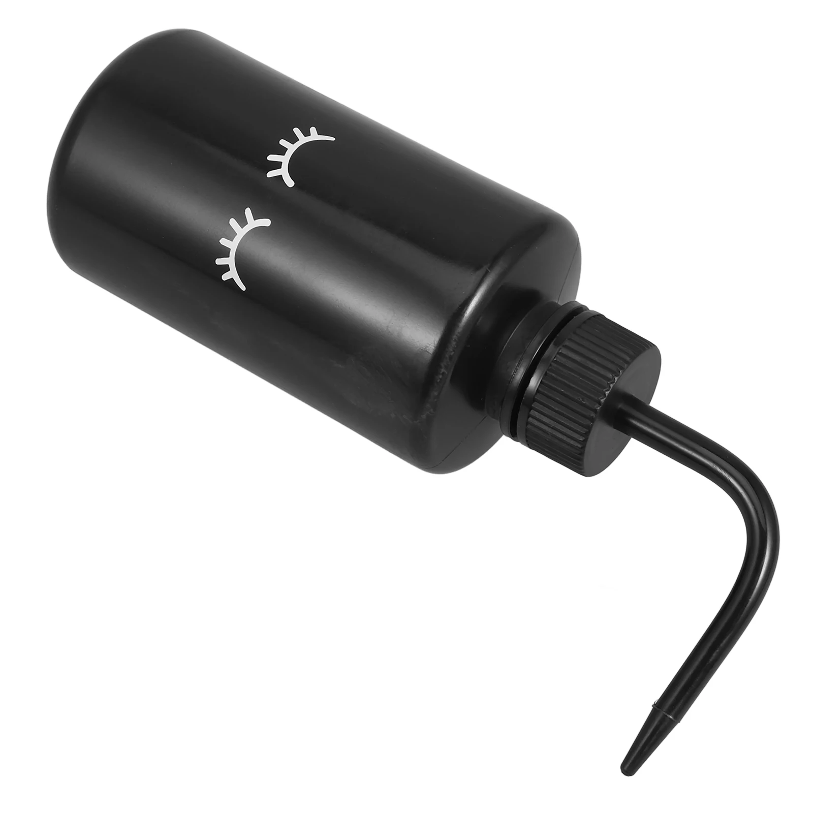 

4 Pcs Eyelash Cleansing Bottle Mini Condiment Squeeze Bottles Squeezer Black Wash Water Supplies Lotion