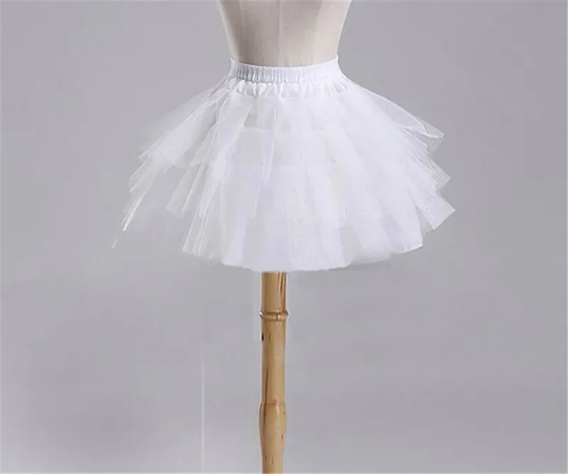 

New Children Petticoats for Formal/Flower Girl Dress 3 Layers Hoopless Short Crinoline Little /Kids/Child Underskirt