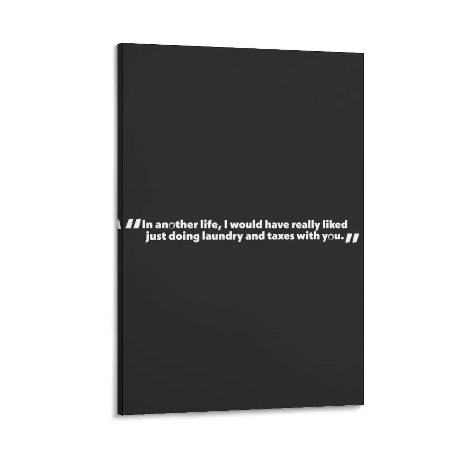 

Laundry & Taxes (From 'Everything Everywhere All At Once') || white Canvas Painting fashion wall paintings