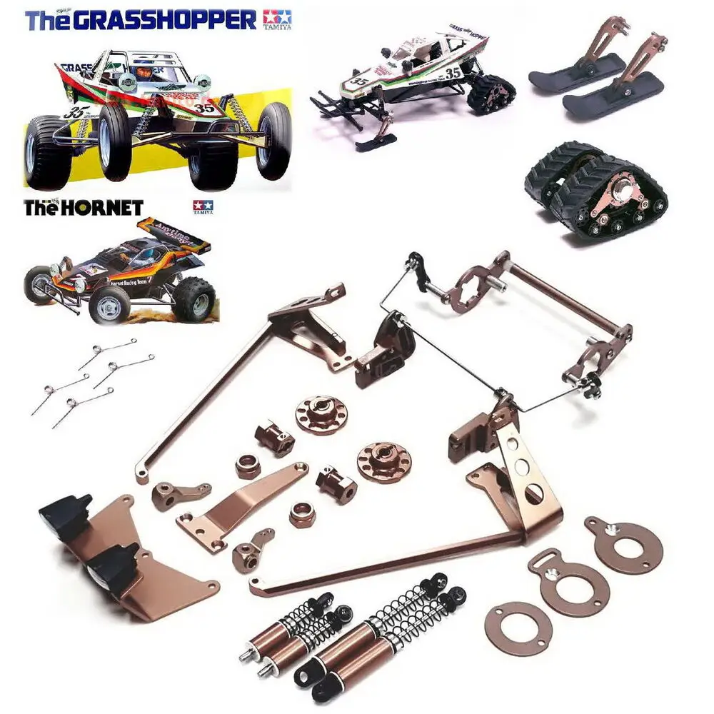 

Aluminum Shock Bumper Wheels Chassis Upgrades Parts for Tamiya Grasshopper Hornet Grasshopper II