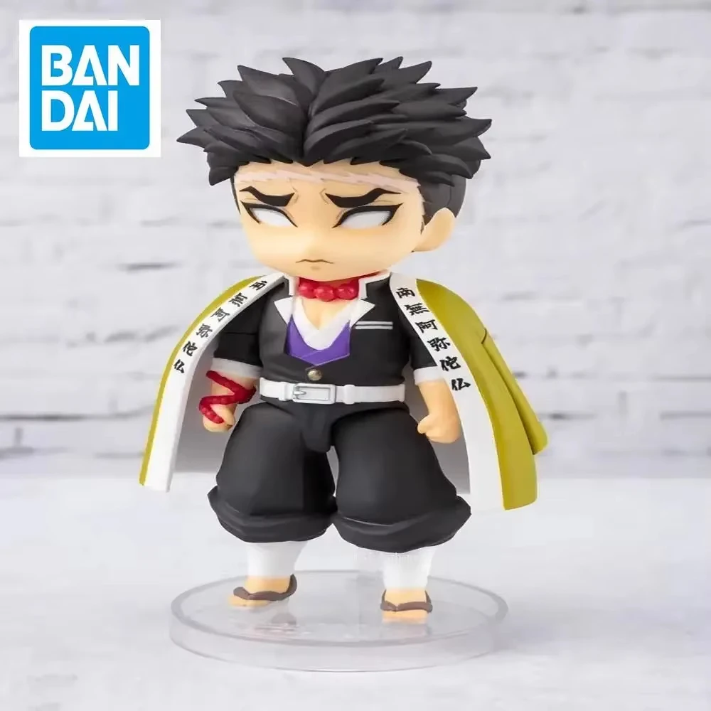 En Stock Original Bandai Figuarts Mini Demon Slayer Himejima Gyomei figura de acción Anime modelo juguete para regalo