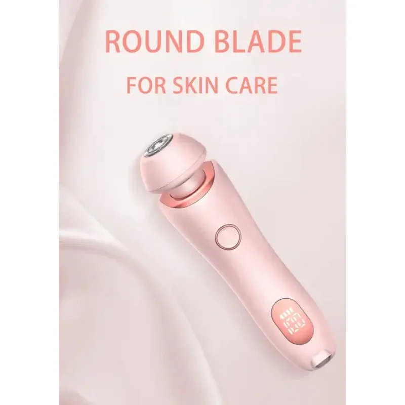 2in1 Electric Bikini Hair Removal Rechargeable Painless Lady Body Epilator Shaver waterproof display