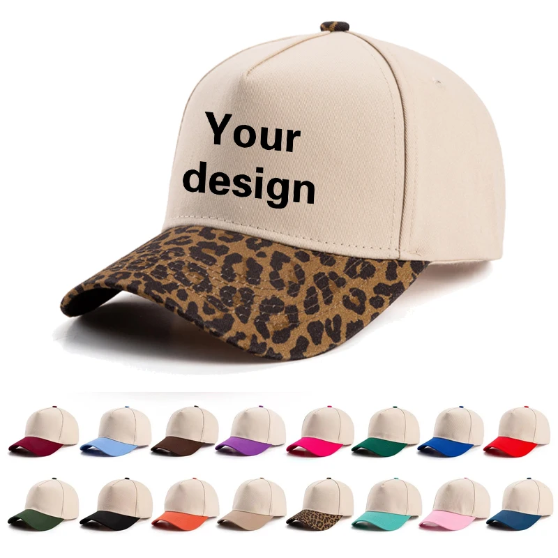 Custom Cap Print With Logo Personalized Customization Design Adult Men Hole Sunshade Truck Driver Baseball Competition Event Hat
