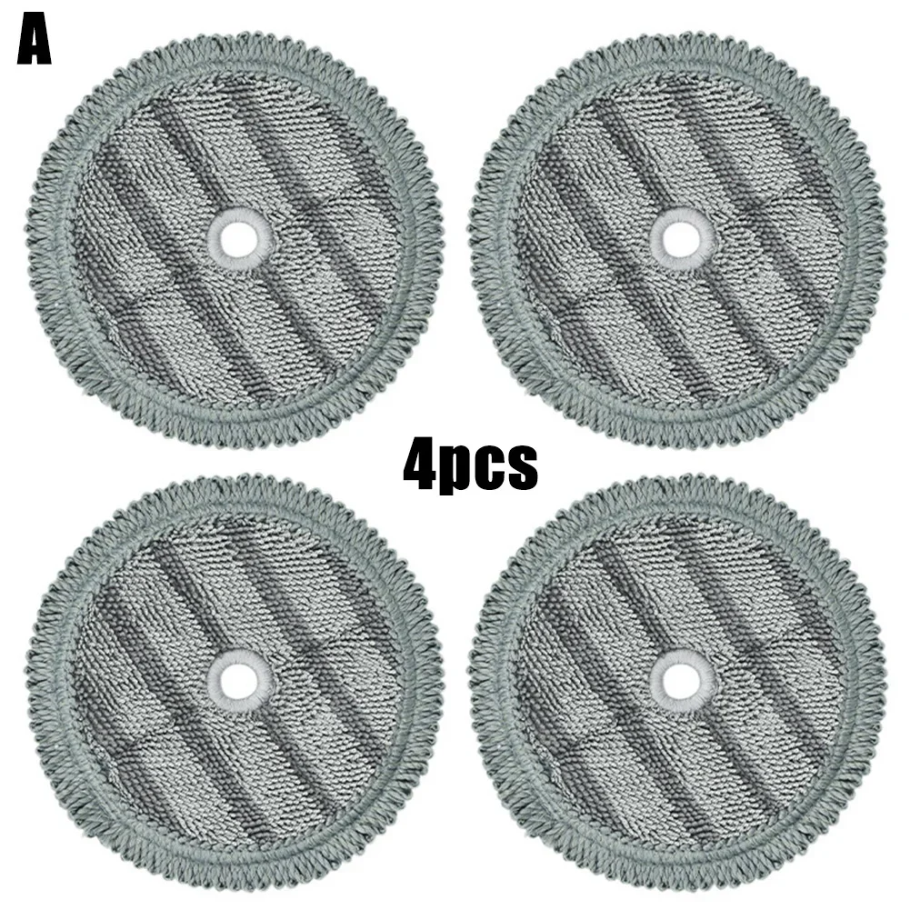 4 Pads AAA77685208 For Power Drive Mop Rotating Pads For A9 Floor Cleaning Mop Microfiber Hardwood Laminate Tile