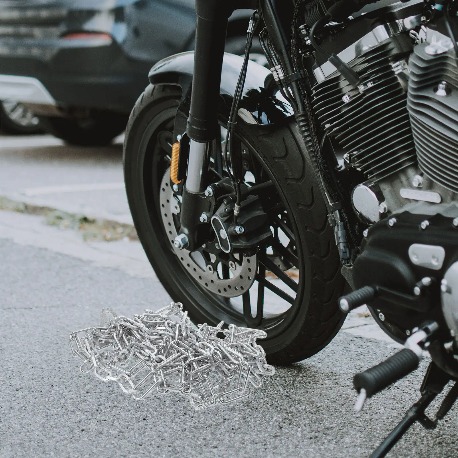 

Противоскользящие цепи для шин, усиленные, для электровелосипедов, универсальные, для грязи и снега, обеспечивающие надежное сцепление с колесами