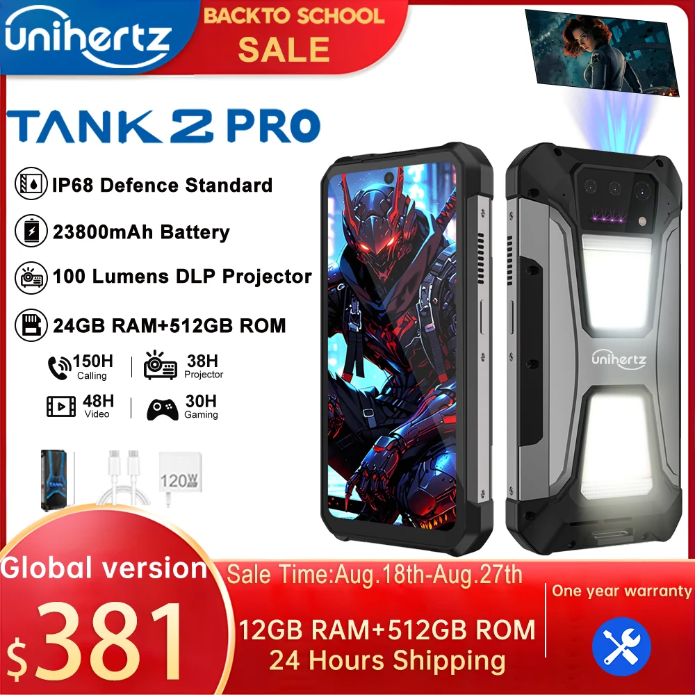 Unihertz Tank 2 PRO 8849 Rugged Phone