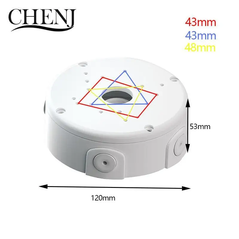 1Set Waterproof Junction Box For Camera Brackets CCTV Accessories For Cameras Surveillance Dome Brackets