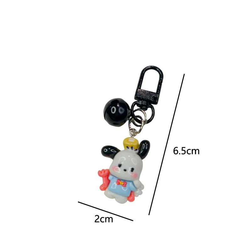 Cartoon Kawaii Anime Sanrio Keychain Cute Fashion Earphone Case Pendant Sweet Backpack Decoration Accessories Birthday Gifts