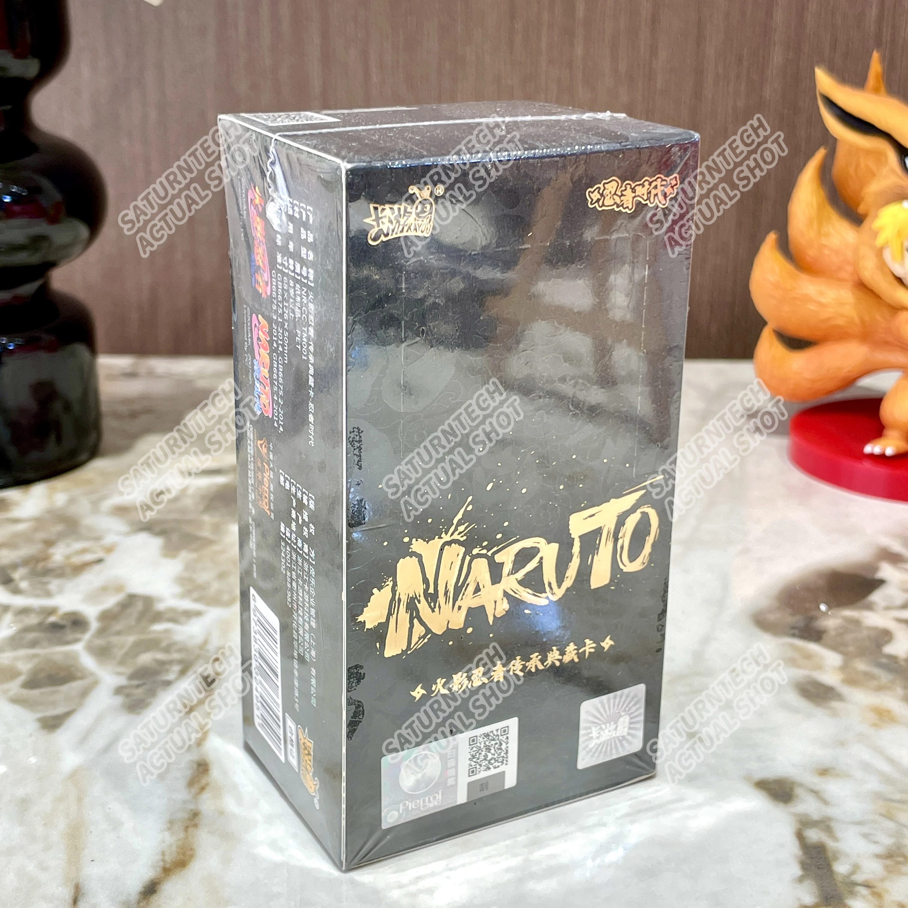 Genuine KAYOU Naruto Card Box New T2W8 Anime Collection Card  Sasuke Hinata SE BP NR CR Ninja Booster Pack Children‘s Toy Gift