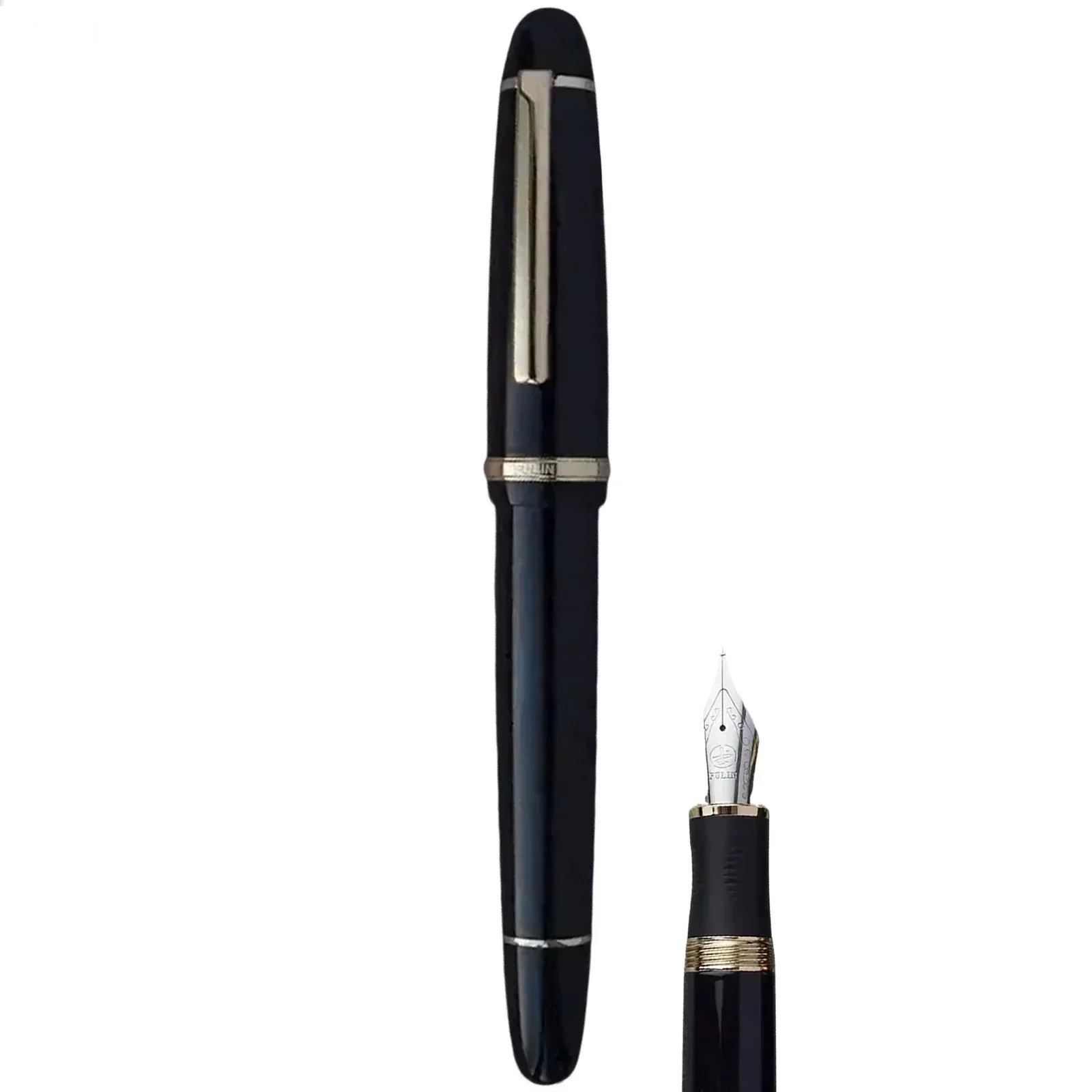 Fulin-Stylo plume 385 avec long iridium, alliage n ° 35, plume souple et flexible, écriture lumineuse, fournitures de bureau, papeterie, stylos haut de gamme