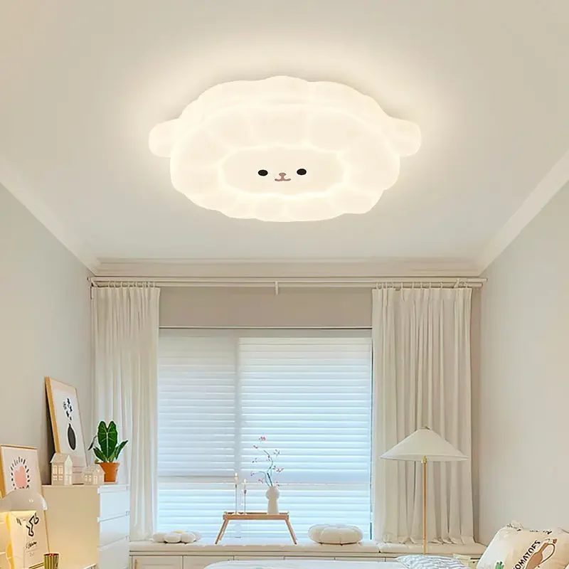 

Bedroom light romantic cream wind master bedroom room light new Nordic eye protection children's room light