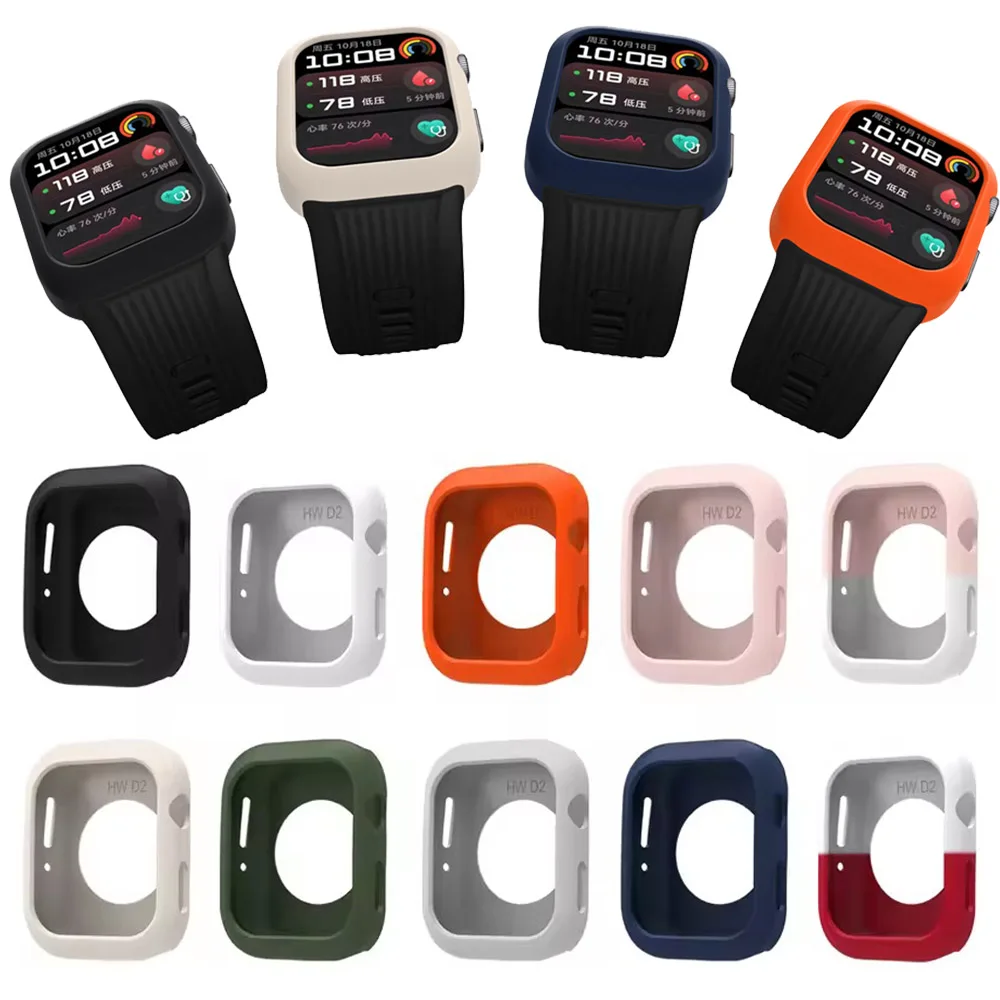 

Чехол BEHUA для Huawei Watch D2, защитный чехол для умных часов, мягкий силиконовый чехол, противоударная защитная рамка, аксессуары