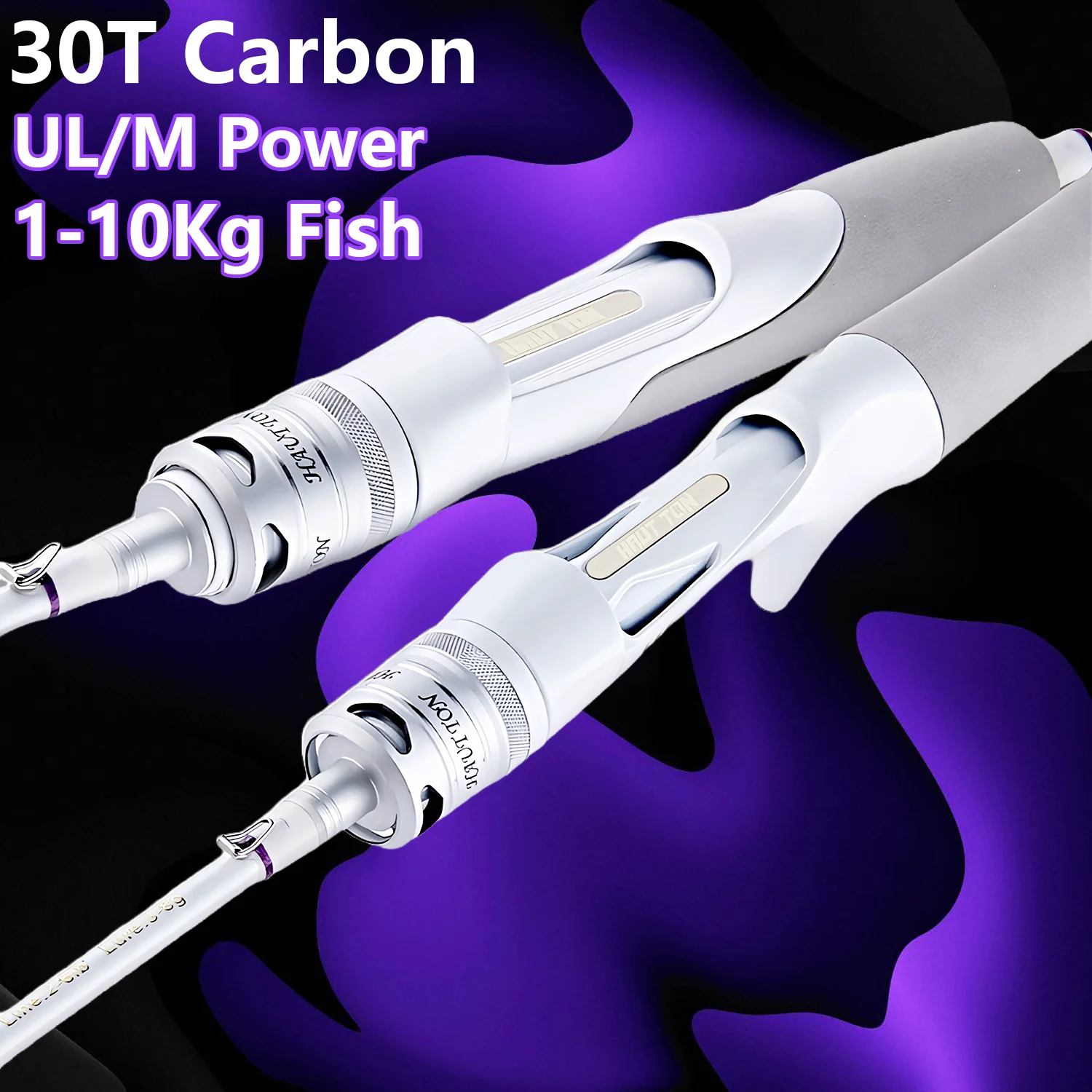 ultraleve fibra de carbono lure vara de pesca spinning e fundicao rod truta baixo carpa stream pole ul ml m branco 01