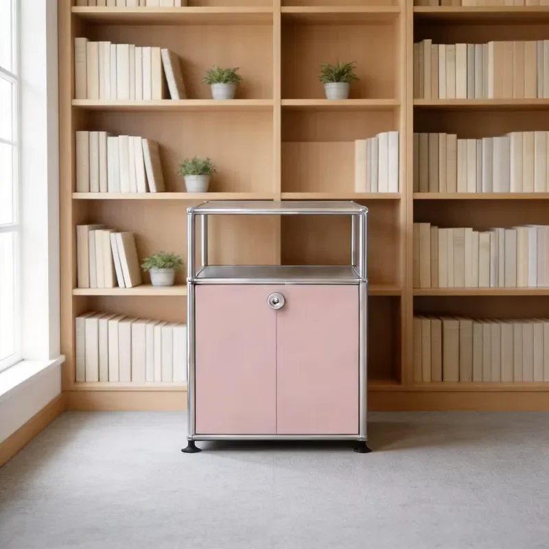 Modern Minimalist Stainless Steel Storage Cabinet Removable Connectable Design Customizable Bedroom Toy Organizer Freely