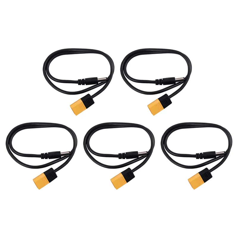 

AT21-5X For Rc Xt60 Male To Dc5525 Male Power Cable For Ts100 Electronic Soldering Iron