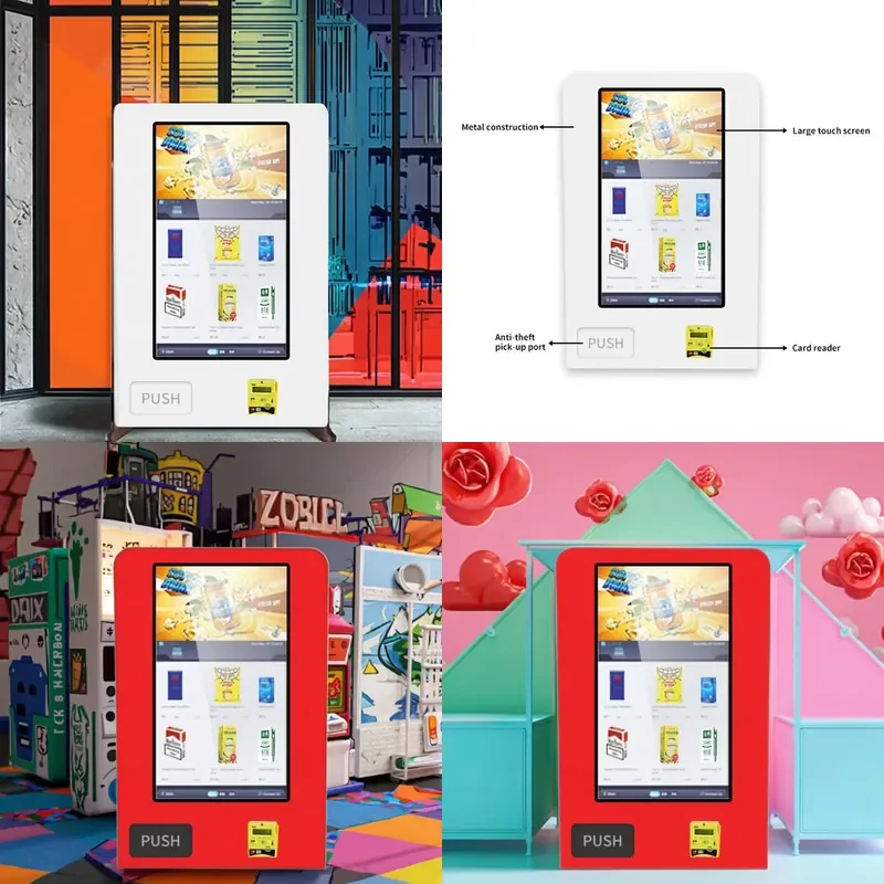 Fully Automatic Smart Vending Ice Cream Machine for Hotel Self Service Cheap Automa New Business Ideas