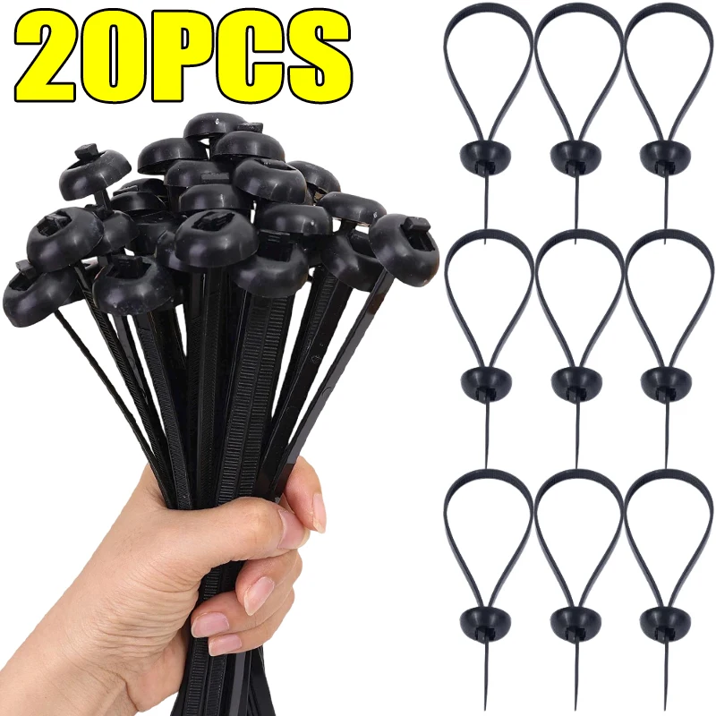 Multi-Purpose Nylon Cable Ties Universal Self-locking Cable Ties Buckle Auto Parts Fastener Mounting Tools for Vehicles 10-20pcs