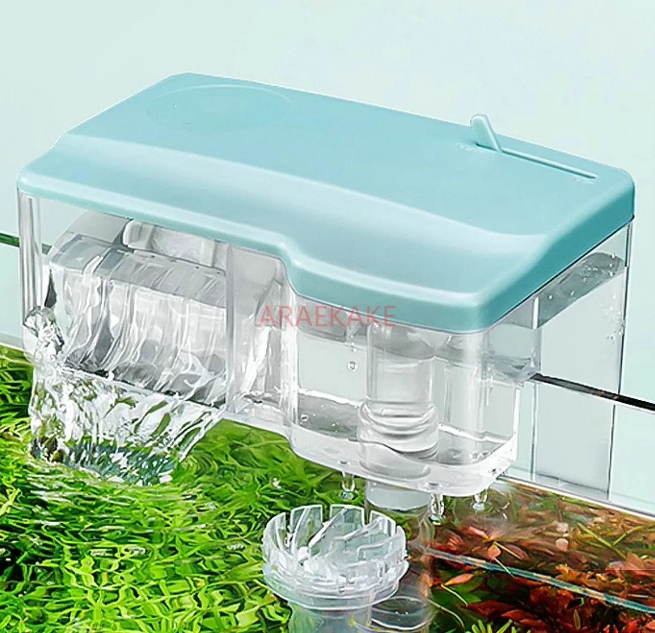 Small fish tank filter circulating water pump external waterfall water purification wall hanging drip box filtration oxygen prod