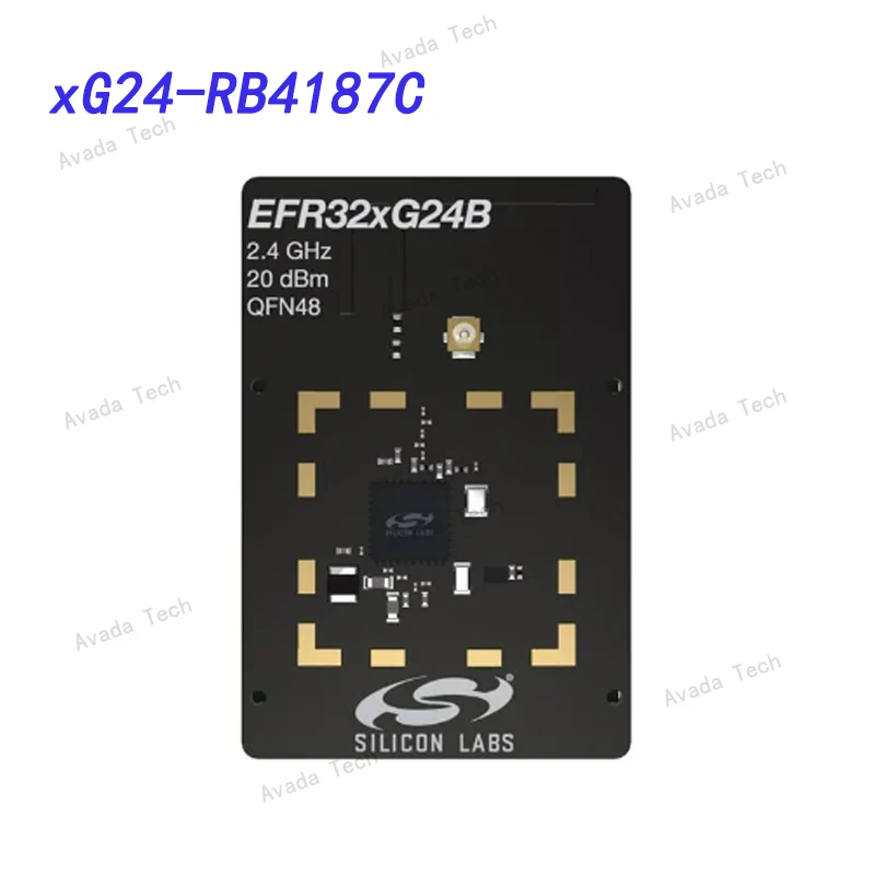 

Avada Tech xG24-RB4187C EFR32xG24 2.4 GHz +20 dBm Radio Board