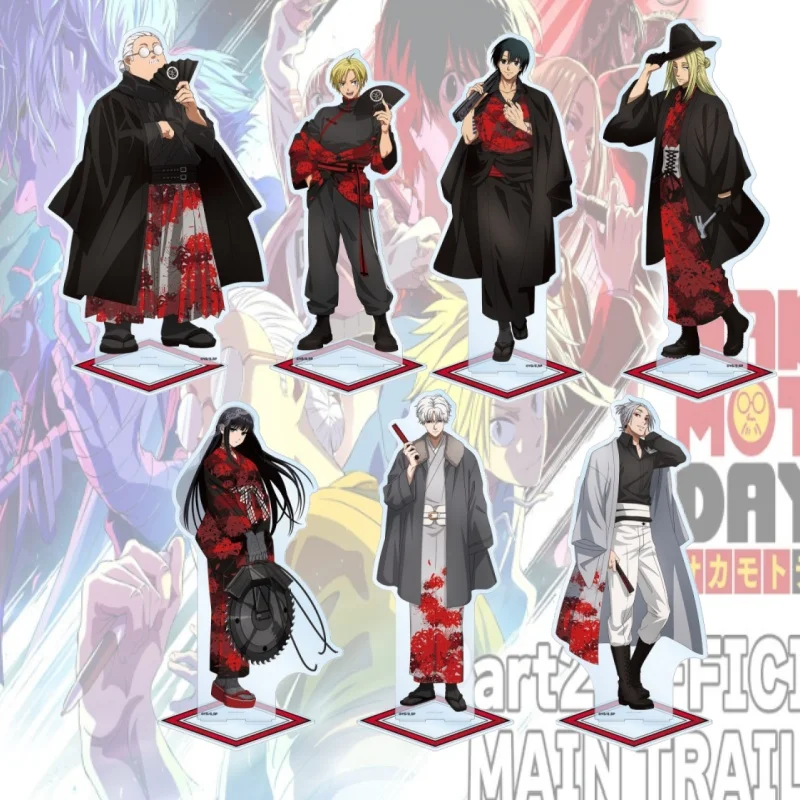 

Haven't You Heard I'm Sakamoto 15CM Acrylic Figure Stand Model Cosplay Toy Birthday Gift Ornament keychain
