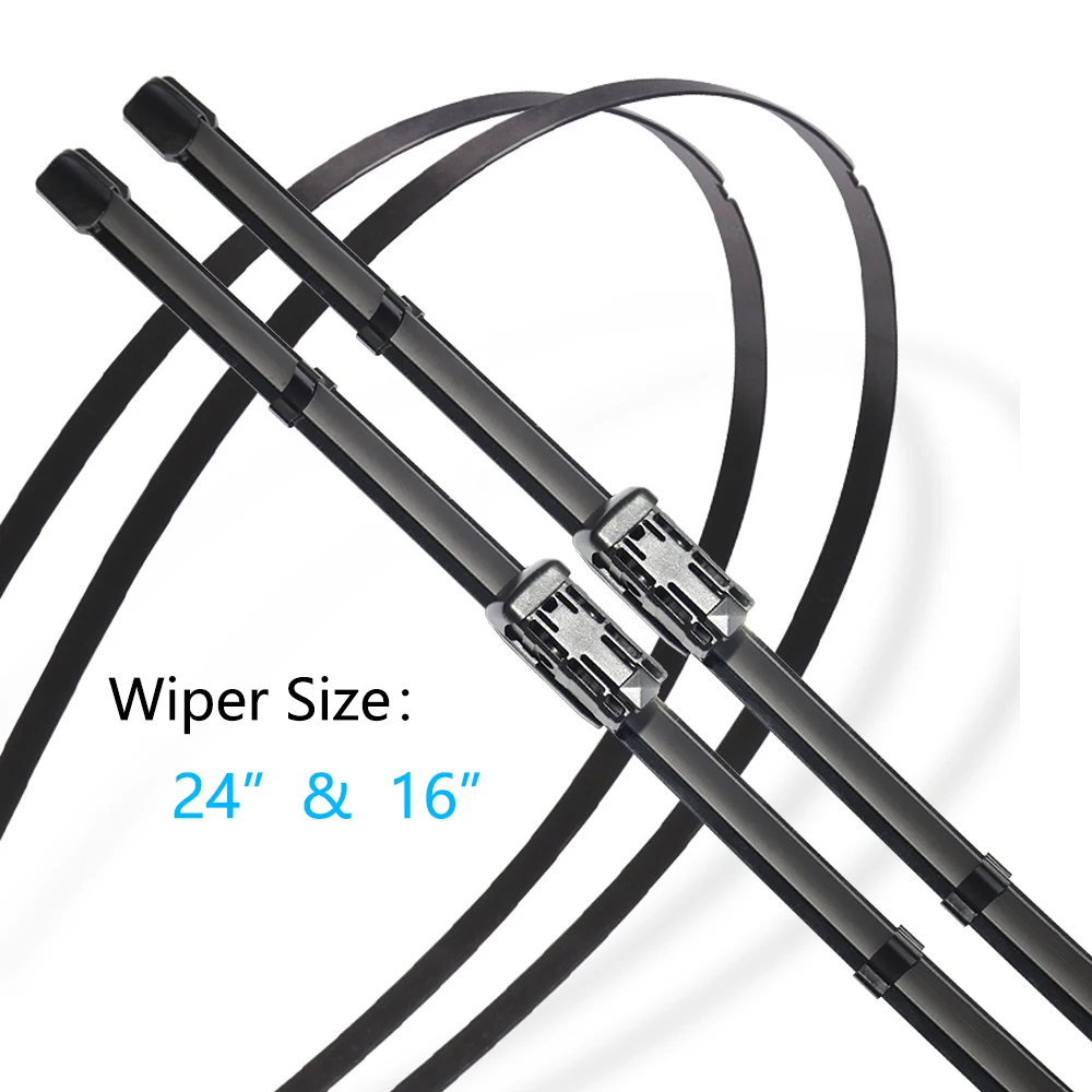 For Peugeot 2008 P24 2020 2021 2022 Frameless Wiper Blades Cutter Windscreen Windshield Cleaning Replacement Accessory 24\