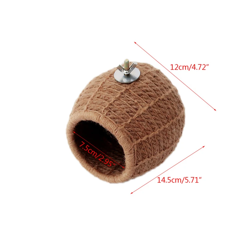 Bird Nest for Cage Handmade Hemp Rope Breeding Nests for Hatch House for Budgie Parakeet Cockatiel Lovebird Conure Canar